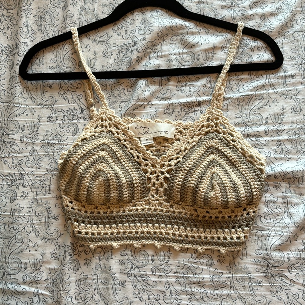 Crochet crop top
